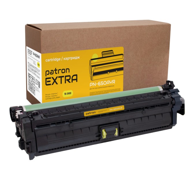 Картридж сумісний HP 650A (CE272A) жовтий Extra Patron (PN-650AYR)