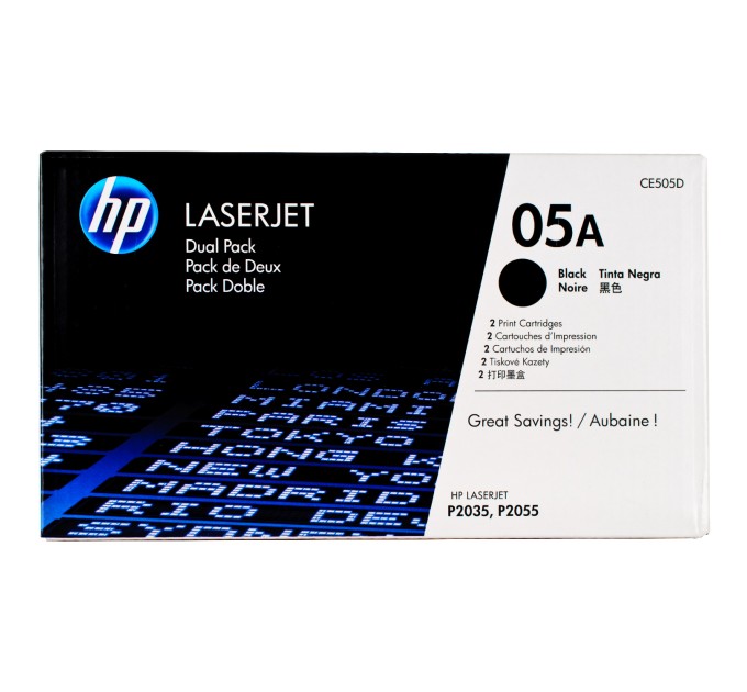 Картридж 05A чорний HP (CE505D)