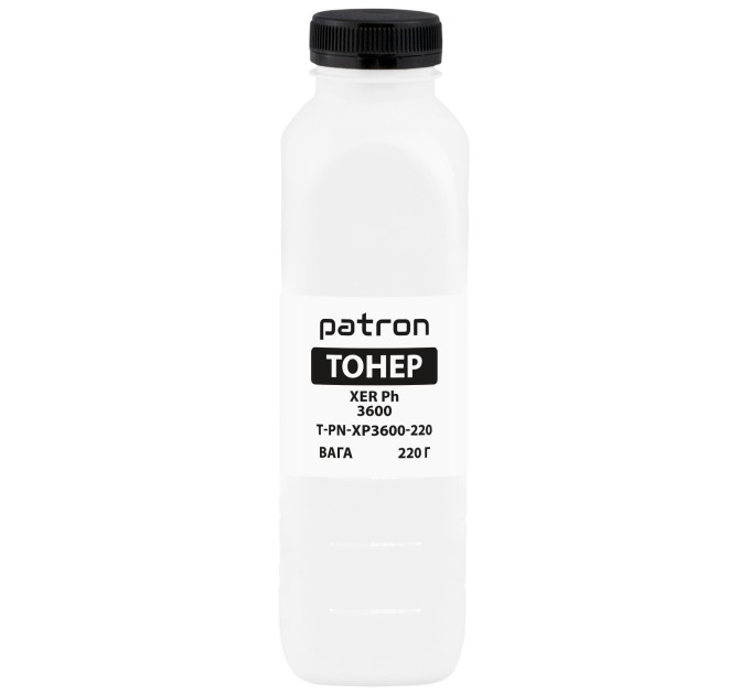 Тонер XER Ph 3600 флакон, 220 г Patron (PN-XP3600-220)