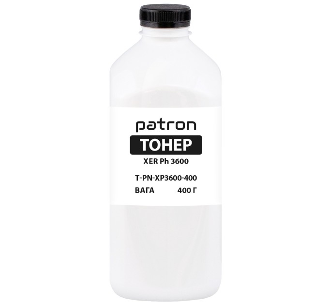 Тонер XER Ph 3600 флакон, 400 г Patron (PN-XP3600-400)