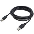 Кабель для принтера USB 2.0 AM/BM 3 м, чорний Patron (PN-AMBM-30)