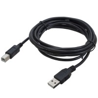 Кабель для принтера USB 2.0 AM/BM 3 м, чорний Patron (PN-AMBM-30)