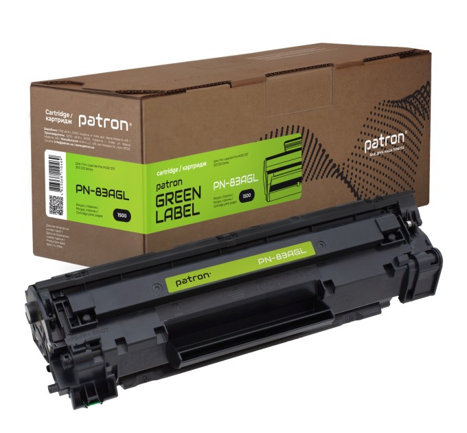 Картридж сумісний HP 83A (CF283A) Green Label Patron (PN-83AGL)