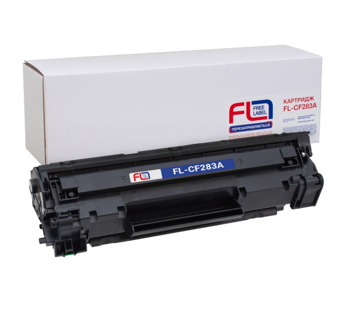 Картридж сумісний HP 83A (CF283A) Free Label (FL-CF283A)