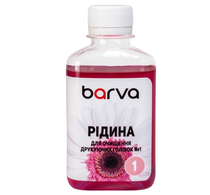 Рідина для очищення друкуючих голівок Brother/Epson №1 з водорозчинними чорнилами 180 мл Barva (F5-018)