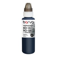 Чорнило для Canon BCI-21/BCI-24 спеціальне 100 мл, водорозчинне, чорне Barva (C24-280)