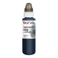 Чорнило для Epson T0597/T6037/T1577 спеціальне 100 мл, водорозчинне, світло-чорне Barva (E059-446)