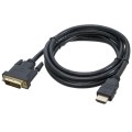 Кабель DVI-HDMI (DVI-D 24+1 M TO HDMI M) 1,8 м Patron (PN-DVI-HDMI-18)