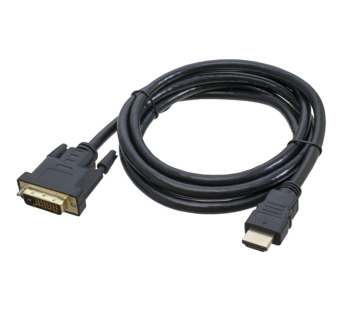 Кабель DVI-HDMI (DVI-D 24+1 M TO HDMI M) 1,8 м Patron (PN-DVI-HDMI-18)