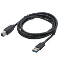 Кабель для принтера USB 3.0 AM/BM 1,8 м, чорний Patron (PN-AMBM-USB3-18)