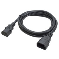 Кабель живлення ПК 1,8 м, 220v, C13-C14 PC-189 Patron (PN-POW-EX-18)