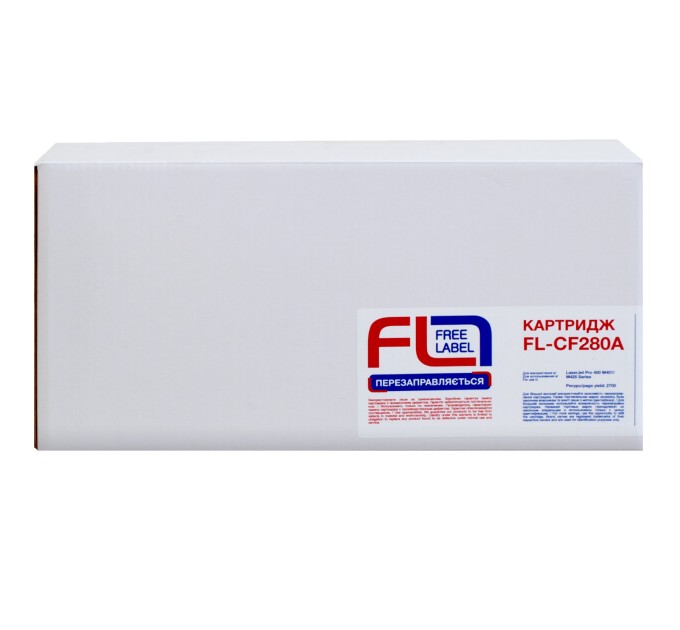 Картридж сумісний HP 80A (CF280A) Free Label (FL-CF280A)