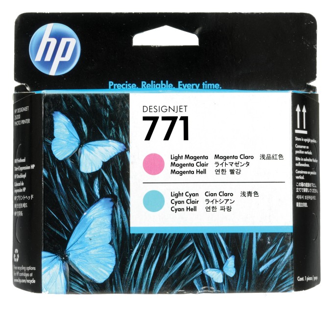 Головка друкуюча №771 світло пурпуровий / світло блакитний HP (CE019A)