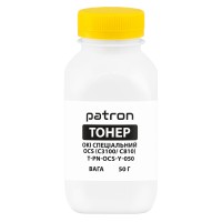Тонер Oki спеціальний OCS флакон, 50 г, жовтий Patron (PN-OCS-Y-050)