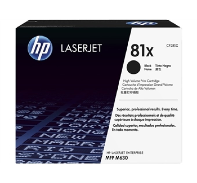 Картридж 81X чорний HP (CF281X)