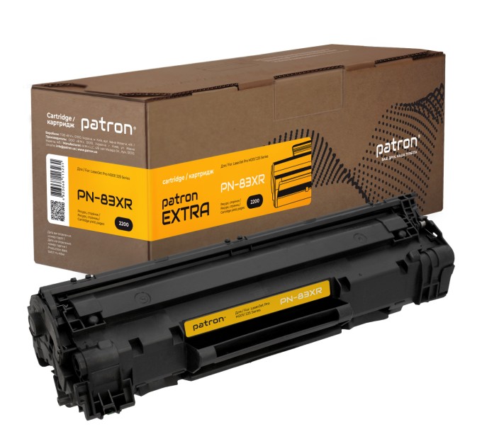 Картридж сумісний HP 83X (CF283X) Extra Patron (PN-83XR)