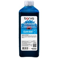 Чорнило для Canon/HP/Lexmark універсальне №4 1 л, водорозчинне, блакитне Barva (CU4-500)