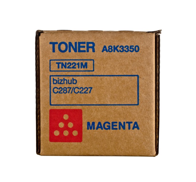Тонер-картридж TN-221M пурпуровий Konica Minolta (A8K3350)