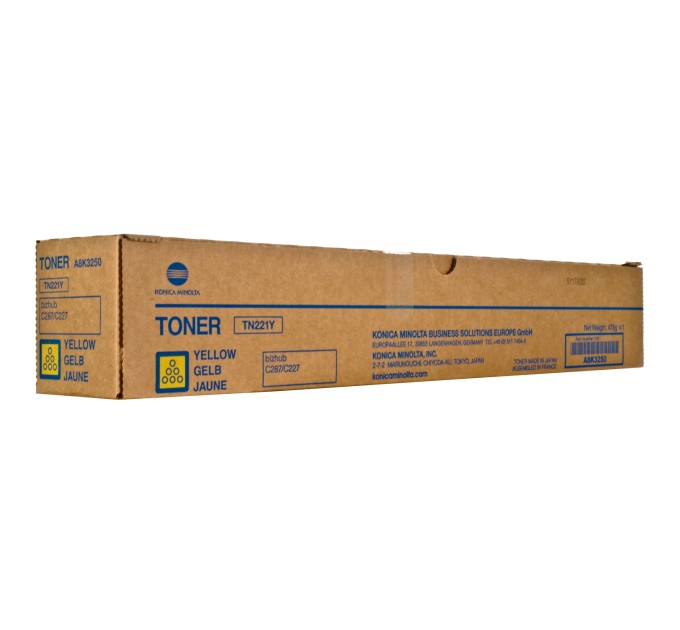 Тонер-картридж TN-221Y жовтий Konica Minolta (A8K3250)