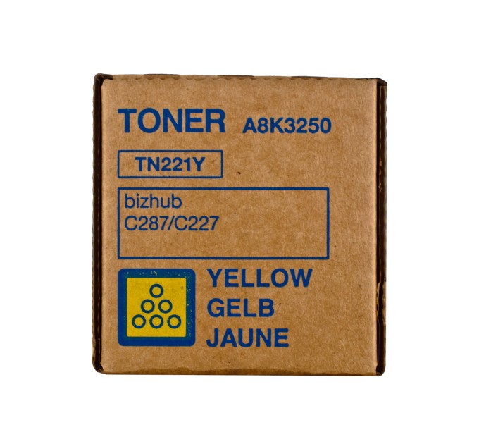 Тонер-картридж TN-221Y жовтий Konica Minolta (A8K3250)