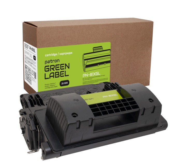 Картридж сумісний HP 81X (CF281X) Green Label Patron (PN-81XGL)