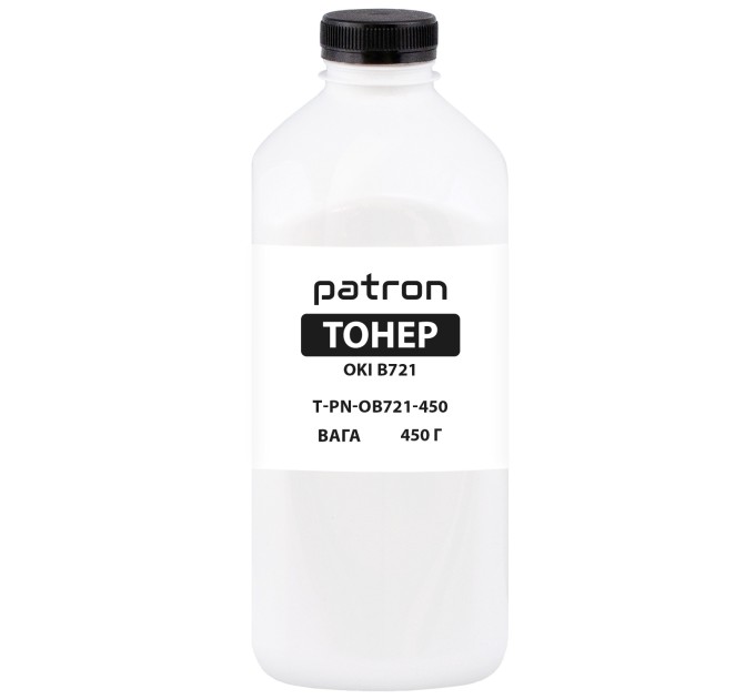Тонер Oki B721 флакон, 450 г Patron (PN-OB721-450)