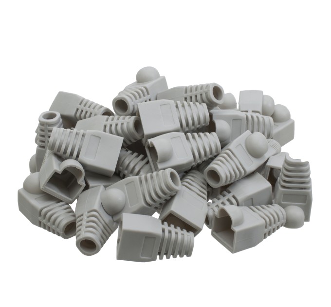 Ковпачок для конектора RJ 45 сірий, 40 шт Patron (RJ-45-40)
