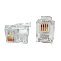 Конектор RJ 11/6P4C 40 шт Patron (RJ-11-6P4C-40)