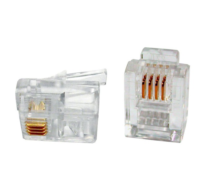 Конектор RJ 11/6P4C 40 шт Patron (RJ-11-6P4C-40)