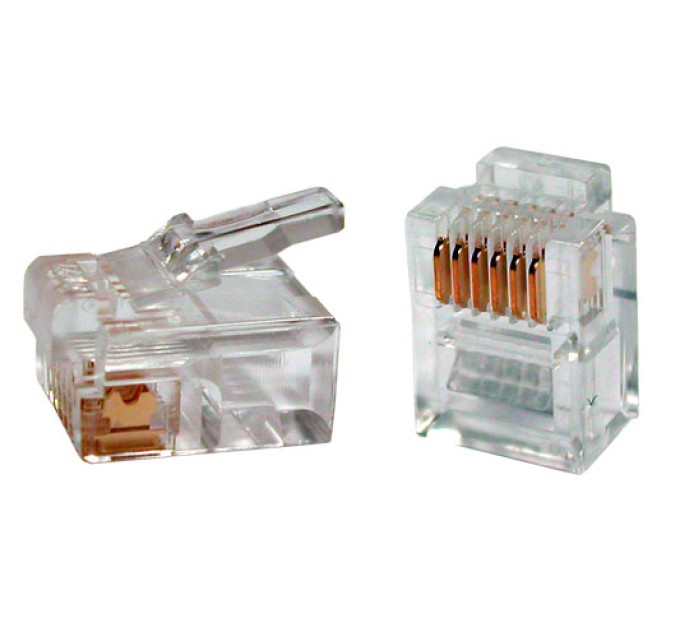 Конектор RJ 12/6P6C 40 шт Patron (RJ-12-6P6C-40)