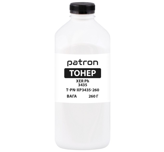 Тонер XER Ph 3435 флакон 260 г Patron (PN-XP3435-260)