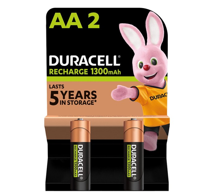Акумулятор HR6-AA 1300 мАг, NI-MH, 5 шт. Duracell (5017767/5007321)
