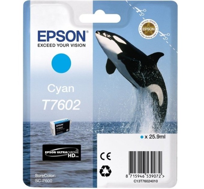 Картридж SC-P600 блакитний Epson (C13T76024010)