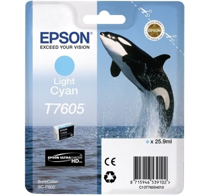 Картридж SC-P600 світло-блакитний Epson (C13T76054010)