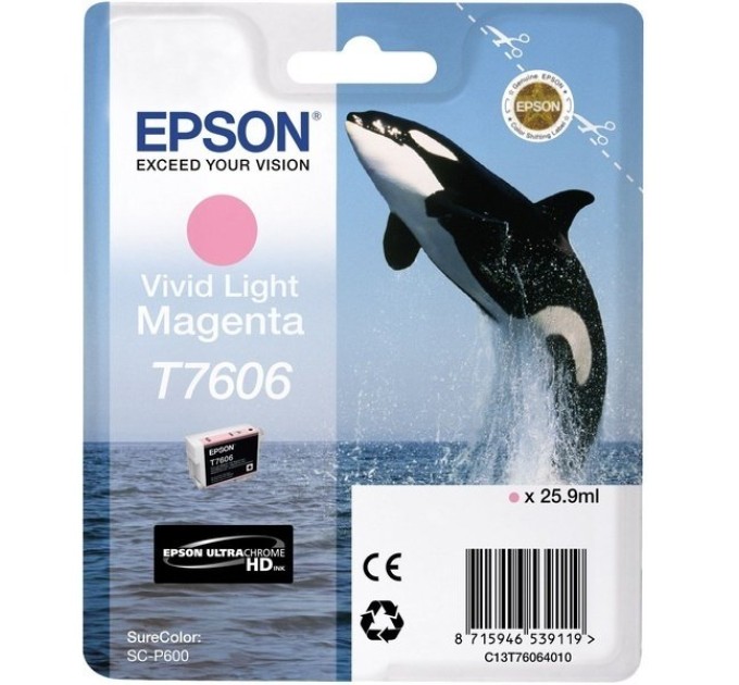 Картридж SC-P600 світло-пурпуровий Epson (C13T76064010)