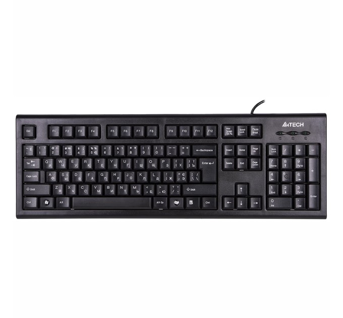 Клавіатура USB, чорна A4Tech (KR-85 USB)