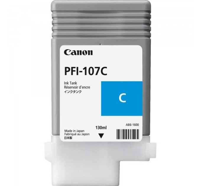 Картридж PFI-107 130 мл, блакитний Canon (6706B001)