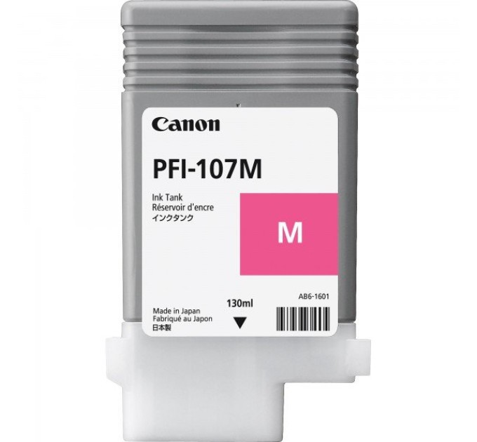 Картридж PFI-107 130 мл, пурпуровий Canon (6707B001)