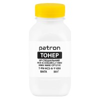 Тонер HP спеціальний HCS-A флакон, 50 г, жовтий Patron (PN-HCS-A-Y-050)
