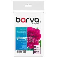 Фотопапір глянцевий 230 г/м2, 10x15 см, 100 арк Everyday Barva (IP-CE230-218)