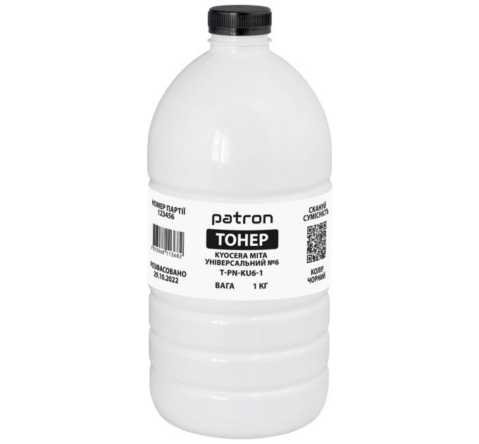 Тонер Kyocera Mita універсальний №6 флакон, 1 кг Patron (PN-KU6-1)