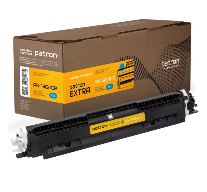 Тонер-картридж сумісний HP 130A (CF351A) блакитний Extra Patron (PN-130ACR)