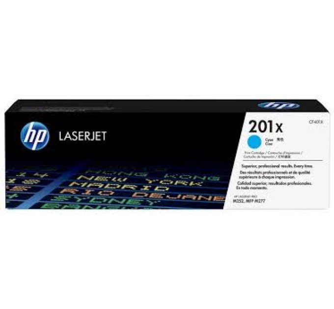Картридж 201X блакитний HP (CF401X)