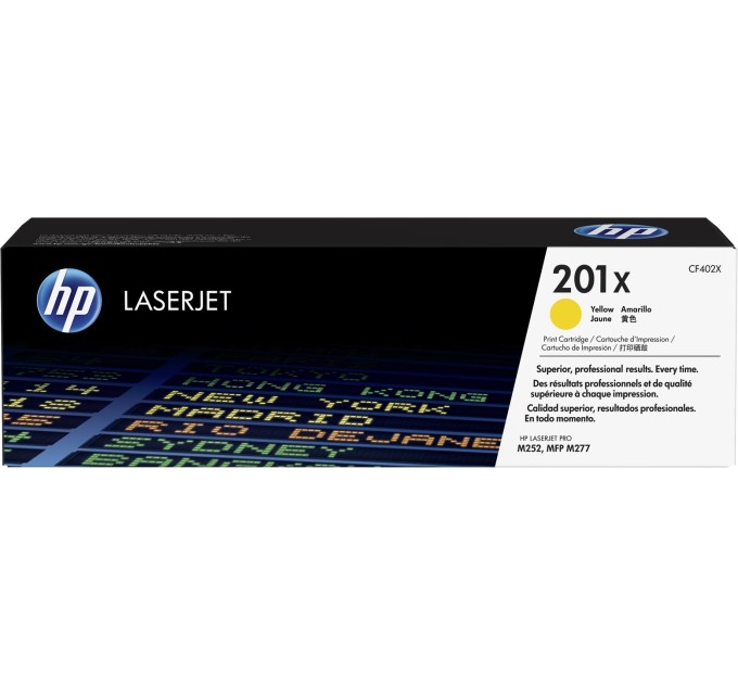 Картридж 201X жовтий HP (CF402X)