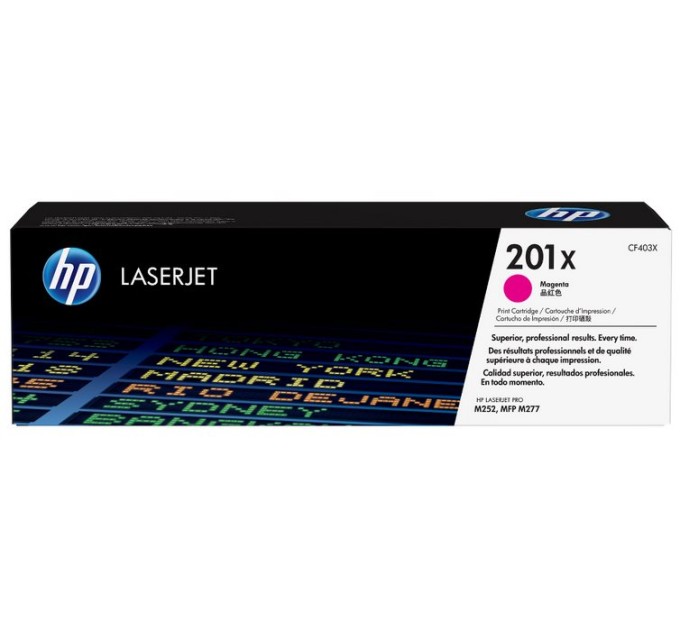 Картридж 201X пурпуровий HP (CF403X)