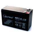 Акумулятор для ДБЖ 12В, 7.5 Aг Matrix (NP7.5-12)