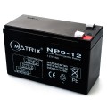 Акумулятор для ДБЖ 12В, 9 Aг Matrix (NP9-12)