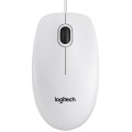 Миша USB B100 Optical, біла Logitech (910-003360)