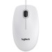 Миша USB B100 Optical, біла Logitech (910-003360)