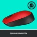 Миша бездротова M171, червона Logitech (910-004641)